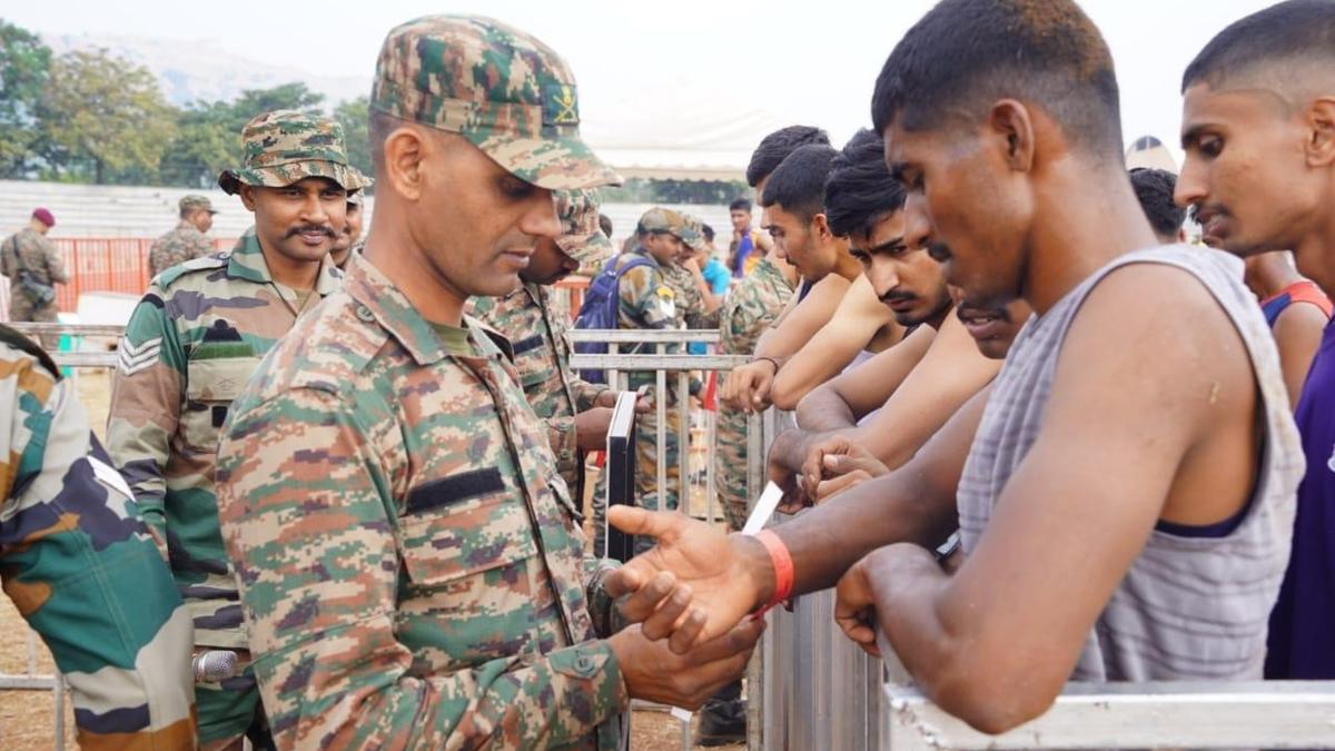 Agniveer recruitment rally in Belagavi