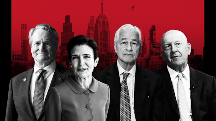 Six Wall Street bank chiefs bring in combined pay of $250mn in 2025