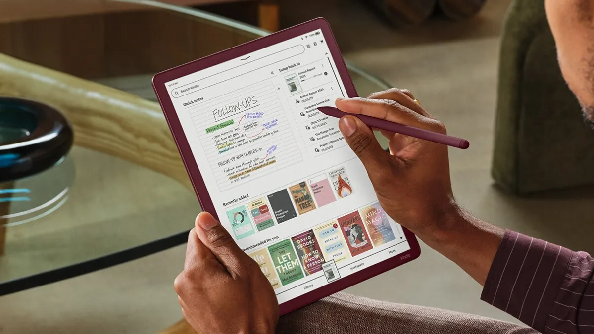 The Kindle Scribe Colorsoft is a pricey but pretty e-ink color tablet with AI features