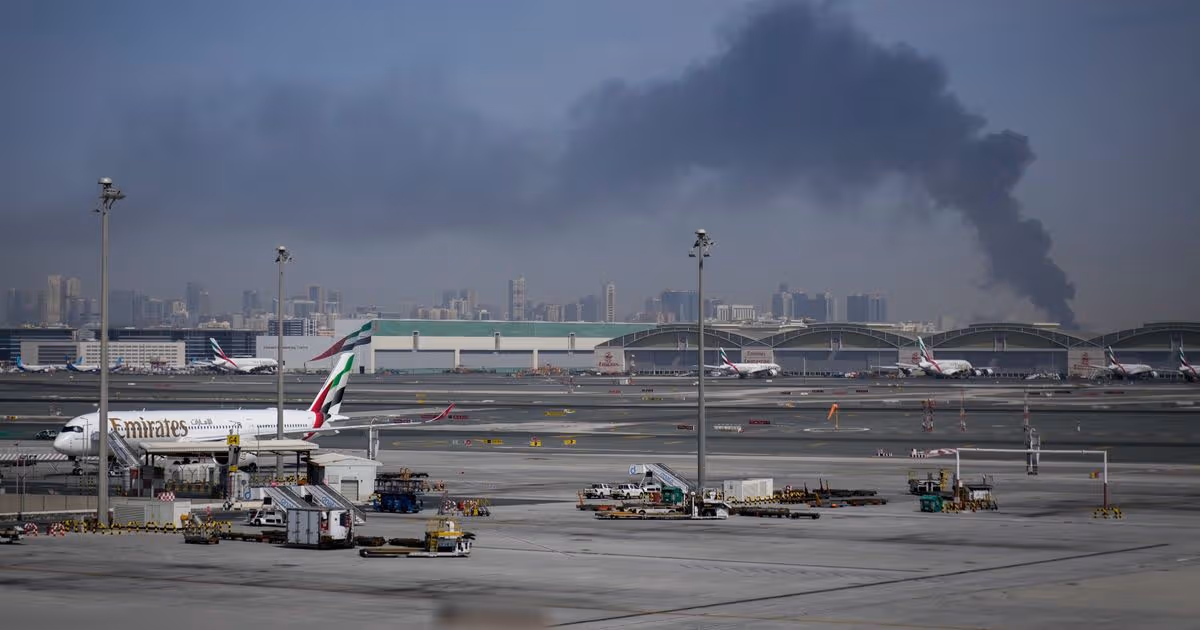 Dubai: Debris falls from sky after 'interception' near airport as planes circle