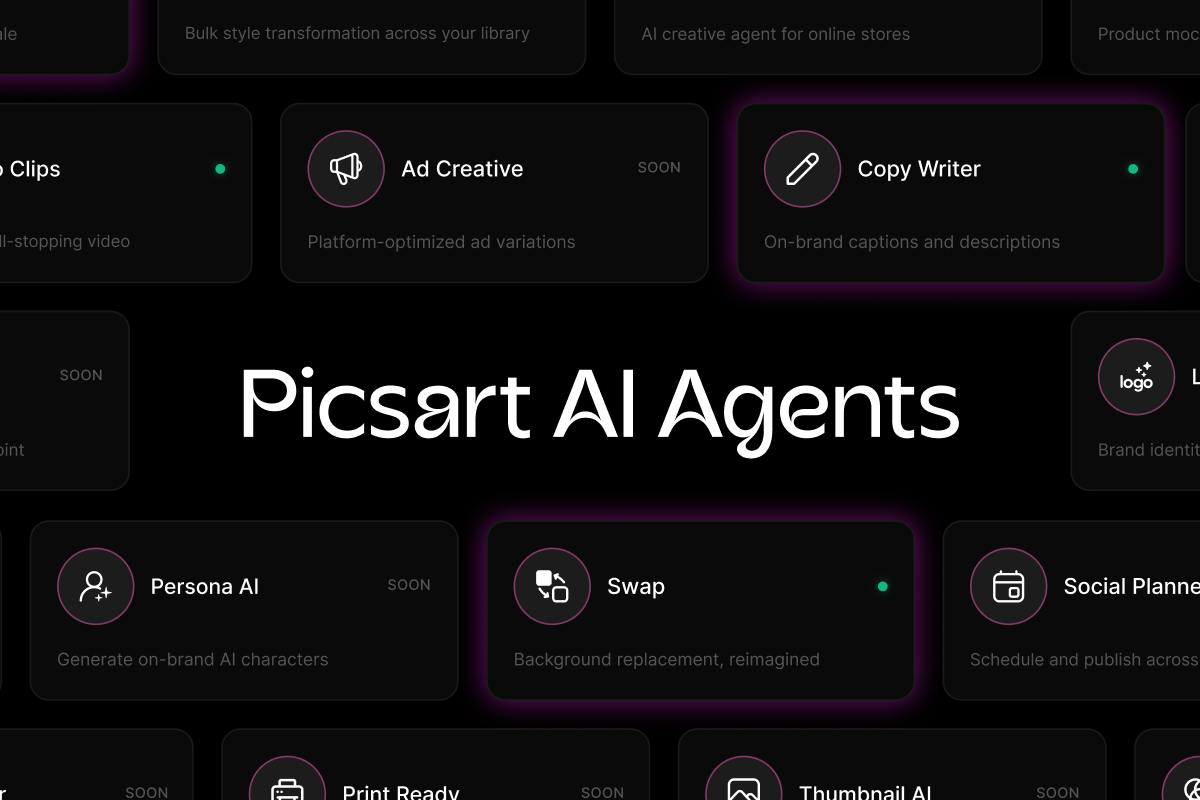 Picsart now allows creators to 'hire' AI assistants through agent marketplace