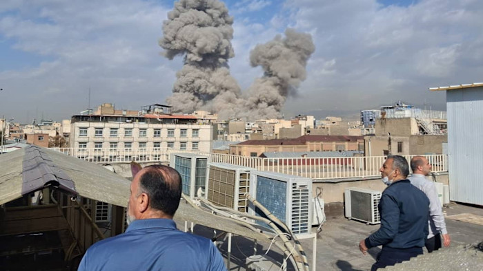 Tehran started its working week. Then came the explosions